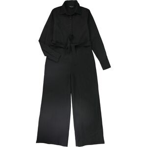 Verona Womens Wide Leg Jumpsuit, Black, NWT
